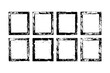 © DOBRYI VECHIR STUDYA - Set of grunge style square frames for creative design projects