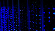 © Alpaca - rack. Close-up of glowing blue server rack lights creating an abstract technological pattern on a dark background. product launch decks.