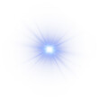 © Alesya - Bright lens flare. Blue glow effect. Starry flares with shimmering highlights. Bright blue light effect.