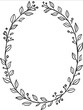 © korah - isolated clipart image of Italian frame vector icon monochrome simple logo for kids on a white background