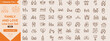© SkAshik - Family and Love line editable icons set. editable stroke. Vector illustration
