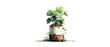 © ngstock - Sustainable lifestyle practices flourishing plant growth from recycled materials in a serene home environment