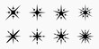 © Rawpixel.com - Stylized black starburst designs vector set