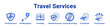 © RanuKumbolo.lab - Travel Services Icon Banner and Collection
