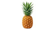 © Graphic Studio - A vibrant, ripe pineapple stands upright, showcasing its spiky green crown and textured golden-brown skin, a symbol of tropical sweetness and natural freshness, perfect for healthy diets