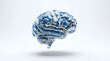 © atar - Human brain with visible neural connections.