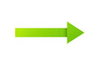 © Krtola  - Green arrow pointing right, indicating direction, success, progress, next step, advancement, development on transparent background