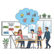 © Zoro - A team in a meeting discussing marketing strategies and data analysis