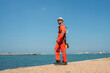 © kelvn - Mechanical engineer working and inspection gas pipeline system new construction project of industrial.