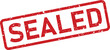 © NasimaH - Prominent red rubber stamp impression with the word SEALED indicating official closure or secure packaging