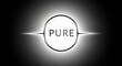 © SSWEB - Luminous PURE Word within Shining Circle and Light Beam