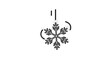 © Oja - Abstract Snowflake Icon with Sparkle and Motion Lines - Winter Season Symbol