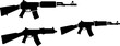 © Peahen - A set of new and modern weapons, the XM7 assault rifle in the stock version and with a body kit in the form of an optical sight and a silencer, and the M17 pistol, icons in the form of a black silhoue