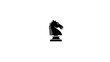 © Mundhut - A black, stylized equestrian figure on a white background, suggesting power and strategy