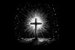 © Riva - Cross with light explosion