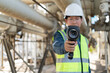 © JD Studio - Utility technician using an infrared camera for industrial inspection, helping detect equipment issues, support preventive maintenance, and improve operational safety.