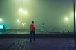 © Damian - Under the soft glow of streetlights, a dedicated runner explores the quiet urban landscape. The fog adds a mystical touch to the cool evening air, inspiring a healthy lifestyle