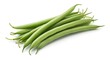 © Rezaul - Fresh green beans pile isolated on white background