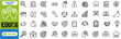 © Muhammadkhan - Professional Headhunting and Recruitment Icon Set, Vector Line Art Icons for HR, Talent Acquisition, Hiring Process, and Corporate Business Management