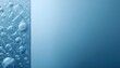 © ahmadkhanartworks - A serene blue background with water bubbles creating a peaceful atmosphere