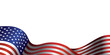 © Sakana_Digital - Waving flag of American isolated ,Symbols of USA , template for banner,card,advertising ,promote, TV commercial, ads, web design,poster,illustration on transparent background