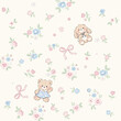 © liufen - Collection of cute kids seamless patterns with animals and playful decorative elements