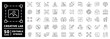 © Jocelyn_Flores - Creative agency outline icon set: editable stroke thin line style for media and marketing