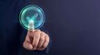 © NRD - check mark, validation, verification, success, approval, quality assurance, digital interface, businessman touching glowing virtual screen for secure authentication and business solution