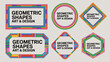 © Ultimate - A vibrant display of geometric shapes and colorful borders showcases art and design concepts featuring rectangles circles and diamonds high quality professional detailed modern elegant stylish