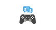 © danang - Black video game controller with chat.