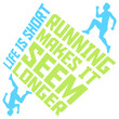 © Style-o-Mat-Design - Life Is Short Running Makes It Seem Longer – the most relatable quote for every reluctant runner and cardio hater. Sarcastic, funny and honest. A perfect gift for gym avoiders and couch lovers.