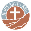 © Style-o-Mat-Design - Jesus Saves Bro – a witty, laid-back take on faith and religion. Perfect for Christians with a sense of humor, casual believers and anyone who loves a good holy punchline on their shirt or mug.
