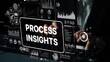 © InfiniteFlow - Businessman Analyzing Data Insights on a Digital Screen with Graphs and Visualizations for Process Improvement. Asymptotic smart data analytic.
