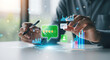 © Anwar 22 - Professional analyzing customer experience and digital data to optimize business strategy, improve service quality, and drive innovation