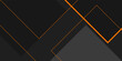 © Pandawa - Modern elegant dark background with minimal geometric shapes and orange lines.