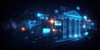 © wpw - High tech bank systems send a secure remittance, relying on swift authentication and a digital fee for a global cashless economy.