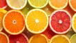© ruangrit19 - Vibrant Citrus Slices A Refreshing Texture Backdrop for Health and Wellness Concepts in Modern Style.
