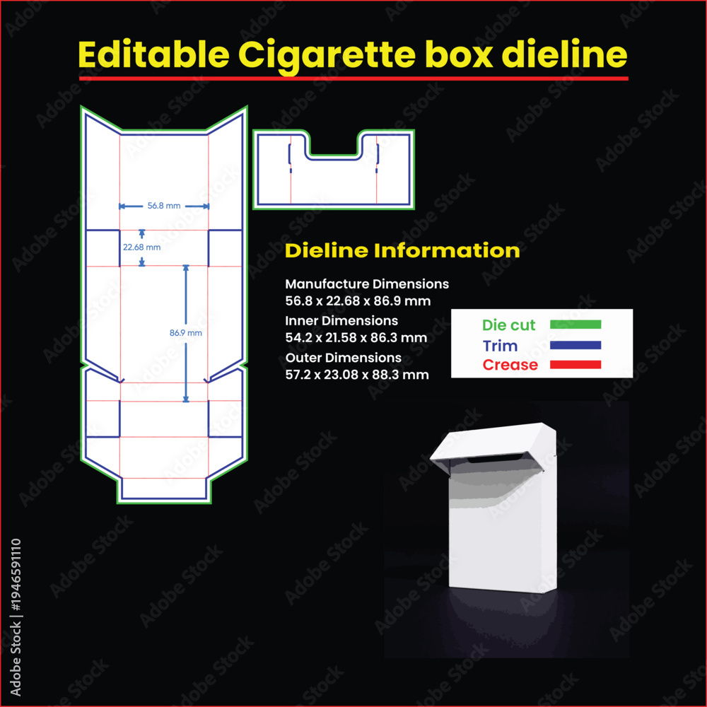 cigarette box template with measurements Comprehensive Guide to Understand Dimensions Cigarette Box Dimensions & Sizes