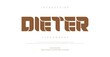 © Font - Introducing Dieter Typography Font Design