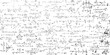 © Artful - Black handwritten mathematical equations and symbols on a white background.