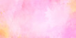 © Daiyan - vibrant soft pink watercolor background with gold glitter accents featuring soft washes of bright pink and magenta watercolor paint.