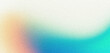 © Enso - Grainy gradient background, turquoise blue orange beige noise texture header, banner, wallpaper backdrop design