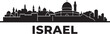 © Shanta - Stunning Israel cityscape silhouette with iconic landmarks and architecture
