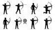 © Kumail - Archery Vector Silhouettes for Sports and Target Design