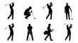 © Kumail - Golf Vector Silhouettes for Sports Training and Design
