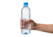 © Nishat - A hand holding a plastic water bottle isolated on transparent background