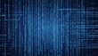 © Suparto - Abstract matrix pattern of blue computing information for software development