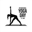 © RUMPA - International Yoga Day Concept with Woman Practicing Yoga Pose on Mat – Healthy Lifestyle and Fitness Illustration