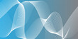 © naila - Abstract Blue Wave Lines Background With Flowing Curves, Technology Theme and Dynamic Modern Design