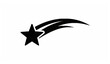 © Md - Falling shooting star silhouette vector icon design